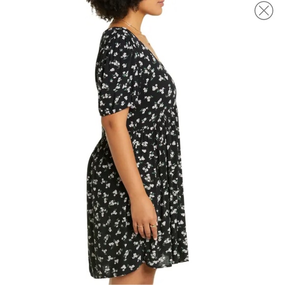 BP Flower Print Babydoll Mini Dress NWOTs - Picture 6 of 11